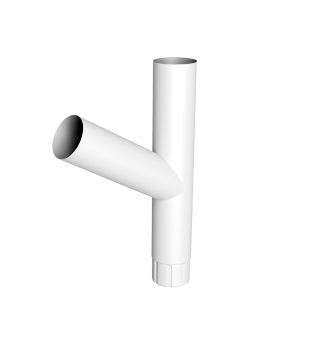 картинка Тройник &Oslash;90 Vortex Микс RAL 9003 сигнальный белый Центр Кровли