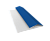 Планка финишная БХ new 0,5 Satin с пленкой RAL 5005 сигнальный синий (2м) Центр Кровли