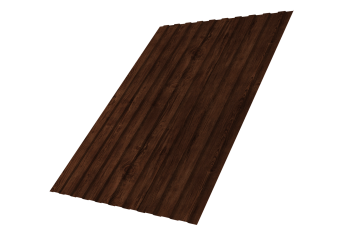 картинка Профнастил С8B v02 0,45 Print Elite Cherry Wood TwinColor Центр Кровли