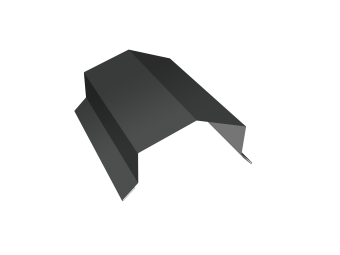 фото Парапетная крышка угольная 125мм Grand Line 0,45 Drap ТХ RAL 7016 антрацитово-серый (2м) Центр Кровли картинка Парапетная крышка угольная 125мм Grand Line 0,45 Drap ТХ RAL 7016 антрацитово-серый (2м) Центр Кровли