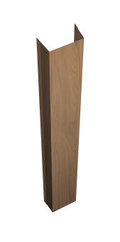 картинка Крепежная планка нижняя Texas 0,45 Print Elite Honey Wood TwinColor (1,8м) Центр Кровли