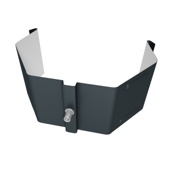 картинка Крепление трубы для гофры на кирпич Vortex Lite Matt RAL 7016 антрацитово-серый Центр Кровли