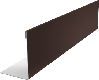 фото Нащельник 25х35 для забора жалюзи к ламели 125 Техас Grand Line 0,5 Сатин RAL 8017 шоколад (1,5м) Центр Кровли картинка Нащельник 25х35 для забора жалюзи к ламели 125 Техас Grand Line 0,5 Сатин RAL 8017 шоколад (1,5м) Центр Кровли