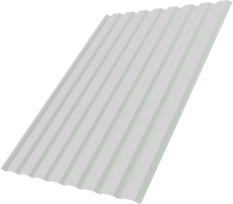 картинка Профнастил С20A Grand Line 0,45 Drap RAL 9003 сигнальный белый Центр Кровли