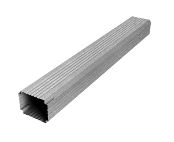 картинка Труба гофрированная Vortex в2 76х102х1000мм Zn Центр Кровли