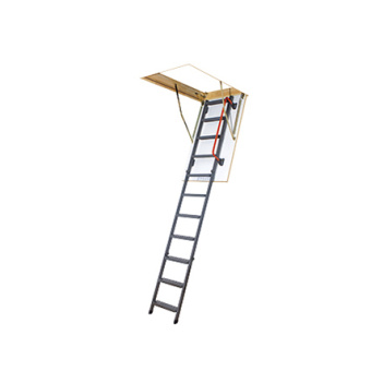 картинка Лестница чердачная складная FAKRO LMK 60х120/280 (металлическая, повышенной прочности) Центр Кровли