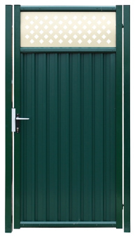 картинка Калитка Estet Plus 2,0х1 RAL 6005/1014 Центр Кровли