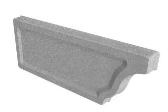 картинка Заглушка желоба левая Vortex Проект 210мм Zn Центр Кровли