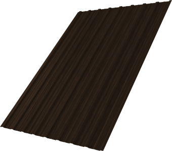 картинка Профнастил С10A Grand Line 0,45 Принт Элит Кофейное дерево TwinColor Центр Кровли
