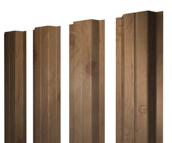 картинка Штакетник П-образный A с прямым резом 0,45 Print Premium Pine Wood Fresh Центр Кровли
