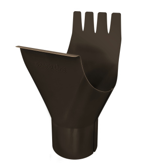 картинка Воронка Grand Line ПУ 150/100мм RR 32 темно-коричневый Центр Кровли