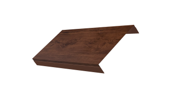 картинка Ламель обратная 150 забора жалюзи Texas 0,45 Print Premium с пленкой Cherry Wood Fresh TwinColor Центр Кровли