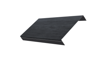 картинка Ламель обратная 150 забора жалюзи Texas 0,45 Print Premium с пленкой Grey Wood TwinColor Центр Кровли