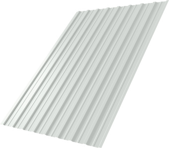 картинка Профнастил С10A Grand Line Дачный ПЭ RAL 9003 сигнальный белый Центр Кровли