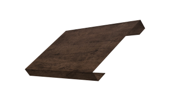 картинка Ламель лицевая 150 забора жалюзи Техас Grand Line 0,45 Принт Элит двухсторонний Античный дуб Центр Кровли