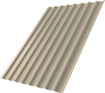 картинка Профнастил С20B Grand Line 0,45 Принт Элит Молочное дерево TwinColor Центр Кровли