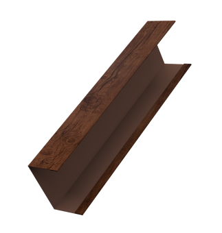 картинка Крышка жалюзи Milan, Tokyo (для калиток, ворот) 0,45 Print Premium Cherry Wood Fresh TwinColor (2м) Центр Кровли