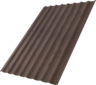 картинка Профнастил С20B Grand Line 0,45 Принт Элит Беленый дуб TwinColor Центр Кровли