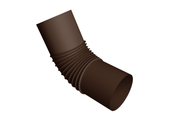 картинка Колено стока круглое &Oslash;90 Vortex Микс RAL 8017 шоколад Центр Кровли