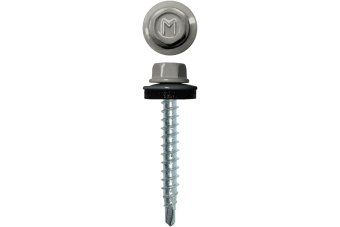 картинка Саморез кровельный Daxmer 4,8х35 RAL 9002 (250) сверло №1 Центр Кровли