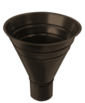картинка Воронка водосборная большая Grand Line ПУ 300/100мм RR 32 темно-коричневый Центр Кровли