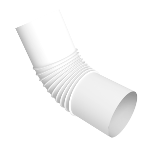 фото Колено стока трубы Vortex Проект 146мм RAL 9003 Центр Кровли картинка Колено стока трубы Vortex Проект 146мм RAL 9003 Центр Кровли