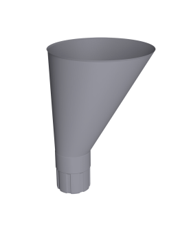 картинка Воронка водосборная Vortex Проект 146мм RAL 7004 Центр Кровли
