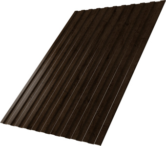 картинка Профнастил С8A в01 Grand Line 0,45 Принт Элит с пленкой Античный дуб TwinColor Центр Кровли