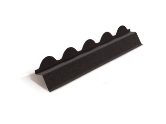 картинка Планка карнизная для композитной черепицы Metrotile Romana черный (1,1м) Центр Кровли