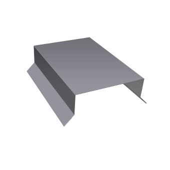 фото Парапетная крышка прямая 125мм Grand Line 0,45 Drap ТХ RAL 7004 сигнальный серый (2м) Центр Кровли картинка Парапетная крышка прямая 125мм Grand Line 0,45 Drap ТХ RAL 7004 сигнальный серый (2м) Центр Кровли