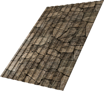 картинка Профнастил С8A в01 Grand Line 0,45 Принт Элит Королевский камень TwinColor Центр Кровли