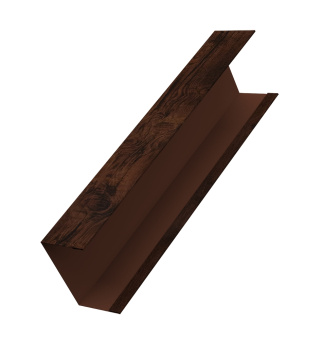 картинка Крышка жалюзи Milan, Tokyo (для калиток, ворот) 0,45 Print Premium Cherry Wood Dark FTC (2м) Центр Кровли