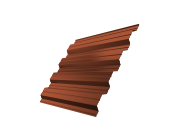 фото Профнастил НС44A Grand Line 0,5 PurLite Matt RAL 8004 терракота Центр Кровли картинка Профнастил НС44A Grand Line 0,5 PurLite Matt RAL 8004 терракота Центр Кровли