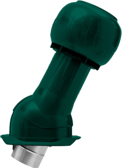 картинка Комплект вентиляционный Gervent Static для кровли Каскад изолированный 150/160мм зеленый Центр Кровли