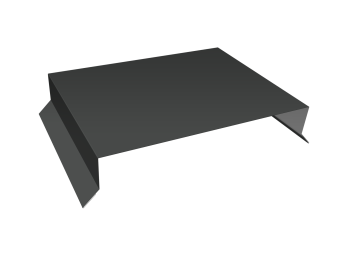 фото Парапетная крышка прямая 250мм Grand Line 0,5 Сатин с пленкой RAL 7016 антрацитово-серый (2,5м) Центр Кровли картинка Парапетная крышка прямая 250мм Grand Line 0,5 Сатин с пленкой RAL 7016 антрацитово-серый (2,5м) Центр Кровли