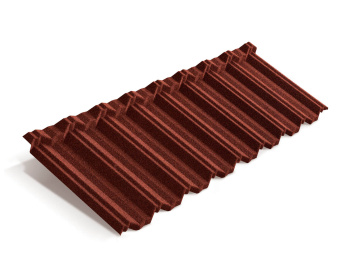 картинка Лист композитной черепицы Metrotile MetroClassic красный Центр Кровли