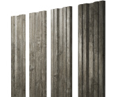 Штакетник Twin с прямым резом 0,45 Print Elite Nordic Wood Twin с прямым резомColor Центр Кровли