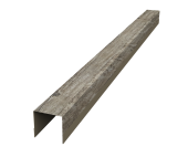 Планка вертикальная обратная для горизонтального монтажа штакетника 0,45 Print Elite Nordic Wood TwinColor (2,5м) Центр Кровли