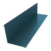 Угол внутренний 110х110 0,45 Drap TX RAL 5024 пастельно-синий (2м) Центр Кровли