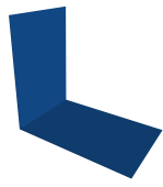 Планка снегозадержания усиливающая 0,45 PE с пленкой RAL 5005 сигнальный синий (3м) Центр Кровли