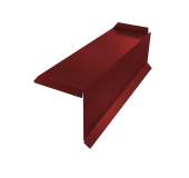 Планка торцевая сегментная 20мм Grand Line Правая 0,45 ПЭ с пленкой RAL 3011 коричнево-красный Центр Кровли