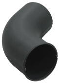 Колено стока 90 мм Matte PU RAL 7024 Центр Кровли