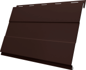Вертикаль 0,2 prof Grand Line 0,5 Rooftop Бархат с пленкой RAL 8017 шоколад Центр Кровли