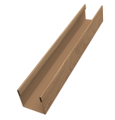 Стойка жалюзи Milan Slim 0,45 Print Elite Honey Wood TwinColor (3м) Центр Кровли