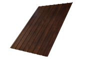 Профнастил С10A 0,45 Print-Double Premium Cherry Wood Dark F Центр Кровли