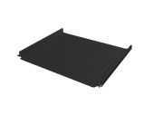 Кликфальц Pro Gofr Grand Line 0,5 Satin Matt TX с пленкой на замках RAL 7016 антрацитово-серый Центр Кровли