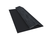 Планка финишная БХ new 0,45 Print Premium Grey Wood TwinColor (2м) Центр Кровли