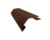 Планка угла внешнего сложного 135 градусов БХ new 0,45 Print Premium Cherry Wood Dark FTC (3м) Центр Кровли