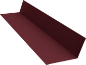 Планка примыкания 90х140 Grand Line 0,5 Сатин матовый RAL 3005 красное вино (3м) Центр Кровли