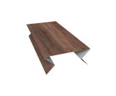 Планка угла внешнего составная нижняя Экобрус Grand Line 0,45 Принт Премиум Миндальное дерево Фреш (3м) Центр Кровли